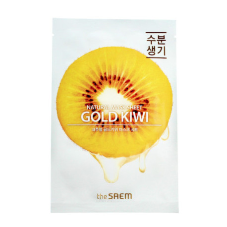 The SAEM Natural Mask Sheet Maska w płacie - Gold Kiwi 21ml