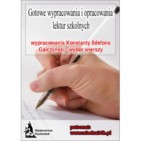 Wypracowania - Konstanty Ildefons Gałczyński „Wybór wierszy” [E-Book] [epub]
