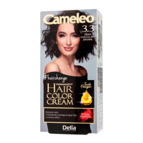 Delia Cosmetics Cameleo HCC Farba permanentna Omega+ nr 3.3 Dark Chocolate 1op.