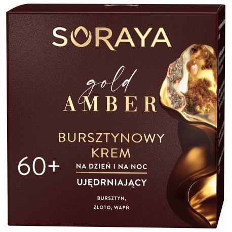 Soraya Gold Amber 60+ Bursztynowy Krem ujędrniający na dzień i noc 50ml