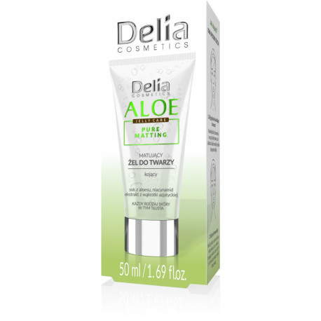 Delia Cosmetics Aloe Jelly Care Matujący Żel do twarzy 50ml