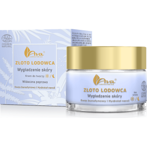 Złoto lodowca - Krem do twarzy - Wygładzenie skóry dzień / noc Złoto Lodowca, 50 ml