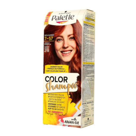 Palette Color Shampoo Szampon koloryzujący  nr 7-57 Lśniący Bursztyn  1op.