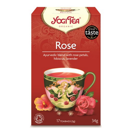 YOGI Herbata Rose BIO 17x2g
