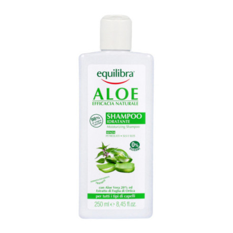 Equilibra Aloe Szampon z aloesem - każdy rodzaj włosów 250ml