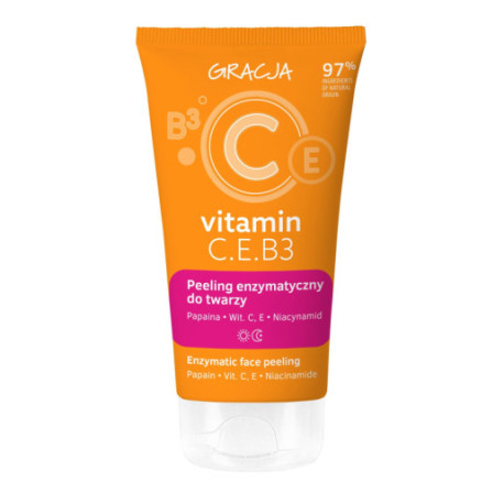 GRACJA Vitamin C.E.B3 Peeling enzymatyczny do twarzy 75 ml