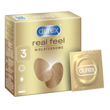 Durex Prezerwatywy Real Feel 3 szt.