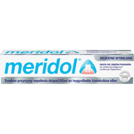 Meridol Pasta do zębów ochrona dziąseł i delikatne wybielanie 75 ml