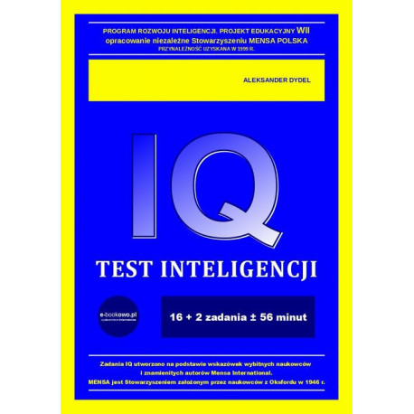 Test inteligencji IQ [E-Book] [epub]