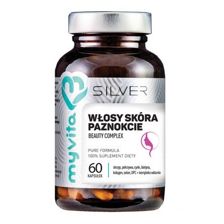 Silver Pure100% Włosy, skóra, paznokcie 60 kaps.