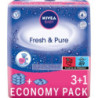 NIVEA Baby Chusteczki pielęgnacyjne Pure & Fresh - 3+1 (4 op. x 63 szt.)