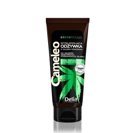 Delia Cosmetics Cameleo Green Hair Care Wygładzająca Odżywka z Olejem Konopnym 200ML