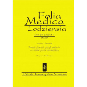 Folia Medica Lodziensia t. 36 z. 1/2009 [E-Book] [pdf]