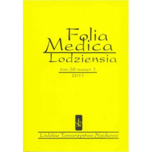 Folia Medica Lodziensia t. 38 z. 1/2011 [E-Book] [pdf]