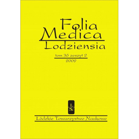 Folia Medica Lodziensia t. 36 z. 2/2009 [E-Book] [pdf]