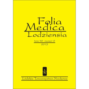Folia Medica Lodziensia t. 40 z. 2/2013 [E-Book] [pdf]