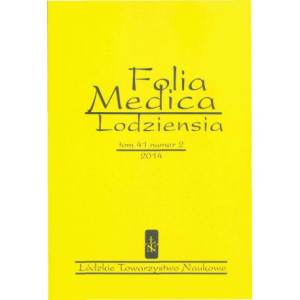 Folia Medica Lodziensia t. 41 z. 2/2014 [E-Book] [pdf]