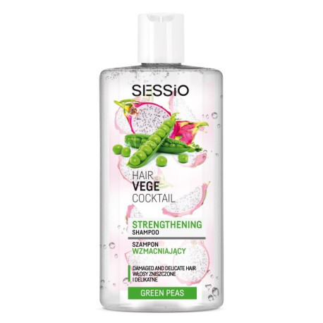 CHANTAL Sessio Hair Vege Coctail Szampon wzmacniający do włosów - Green Peas 300ml