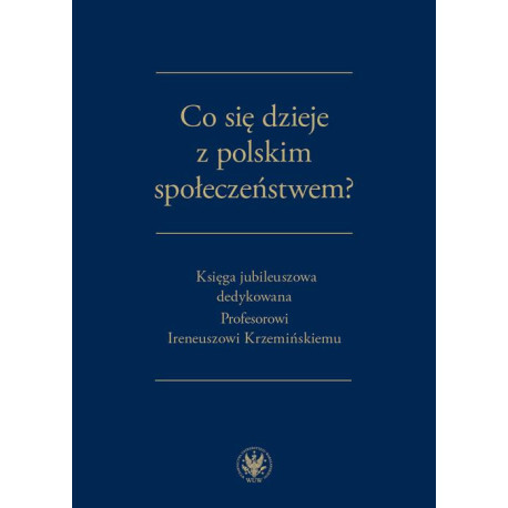 Co się dzieje z polskim społeczeństwem? [E-Book] [pdf]