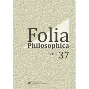 Folia Philosophica. Vol. 37...