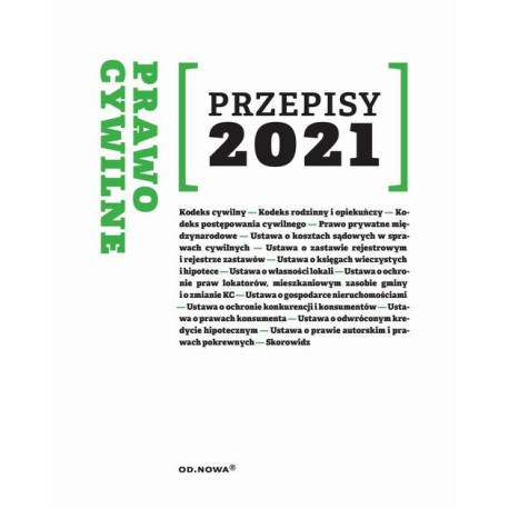 Prawo Cywilne Przepisy 2021 [E-Book] [pdf]