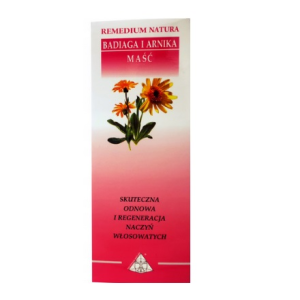 Maść Arnika i Badiaga 100ml ,Remedium Natura