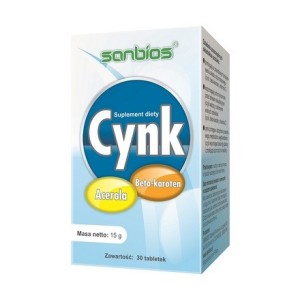 Cynk + Acerola + Beta Karoten 30 tabl.
