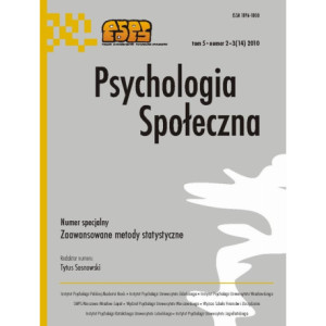 Psychologia Społeczna nr 2-3(14)/2010 [E-Book] [pdf]