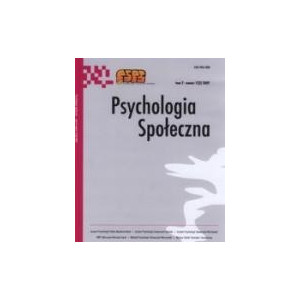 Psychologia Społeczna nr 1(3)/2007 [E-Book] [pdf]