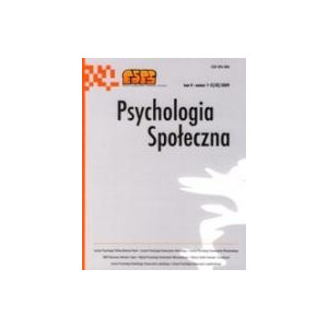 Psychologia Społeczna nr 1-2(10)/2009 [E-Book] [pdf]