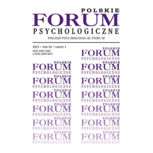 Polskie Forum Psychologiczne tom 28 numer 1 [E-Book] [pdf]