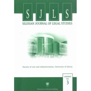 „Silesian Journal of Legal Studies”. Contents Vol. 3 [E-Book] [pdf]