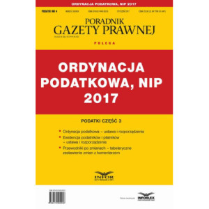 Ordynacja podatkowa, NIP 2017 [E-Book] [pdf]