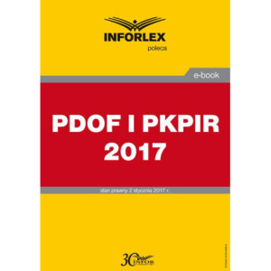 PDOF I PKPIR 2017 [E-Book] [pdf]