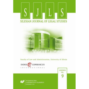 „Silesian Journal of Legal Studies”. Vol. 9 [E-Book] [pdf]