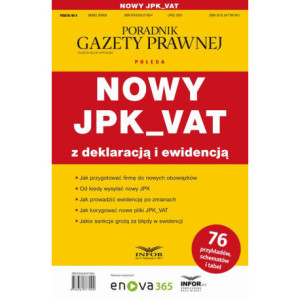 Nowy JPK_VAT z deklaracją i ewidencją [E-Book] [pdf]