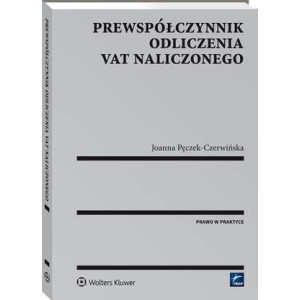 Prewspółczynnik odliczenia VAT naliczonego [E-Book] [pdf]