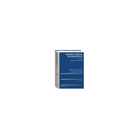 Kodeks spółek handlowych. Tom III [E-Book] [pdf]