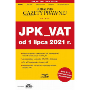JPK_VAT od 1 lipca 2021...