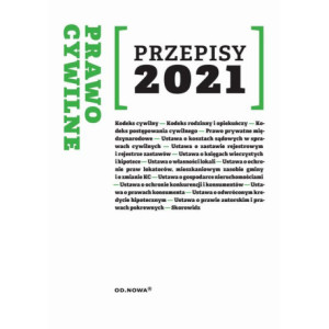 Prawo Cywilne Przepisy sierpień 2021 [E-Book] [pdf]
