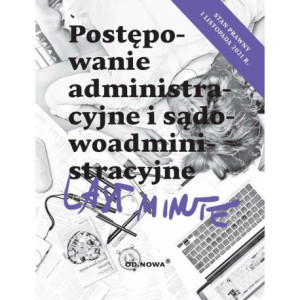 Last Minute postępowanie administracyjne listopad 2021 [E-Book] [pdf]