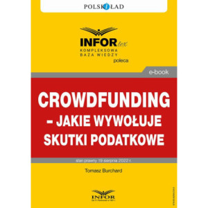 Crowdfunding – jakie wywołuje skutki podatkowe [E-Book] [pdf]