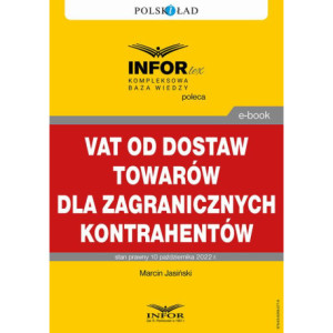 VAT od dostaw towarów dla zagranicznych podatników [E-Book] [pdf]