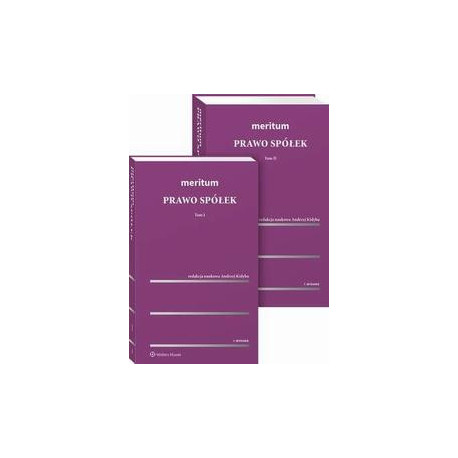 Meritum Prawo spółek, tom I i II [E-Book] [pdf]