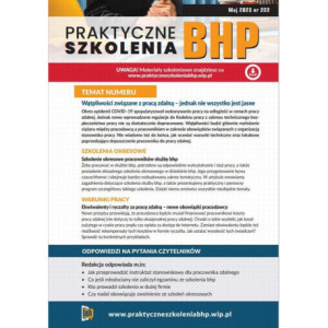 Praktyczne szkolenia BHP maj 2023 [E-Book] [pdf]
