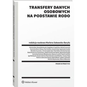 Transfery danych osobowych na podstawie RODO [E-Book] [pdf]