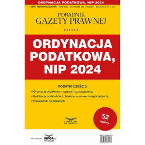Ordynacja Podatkowa NIP 2024 Podatki Część 3 [E-Book] [pdf]