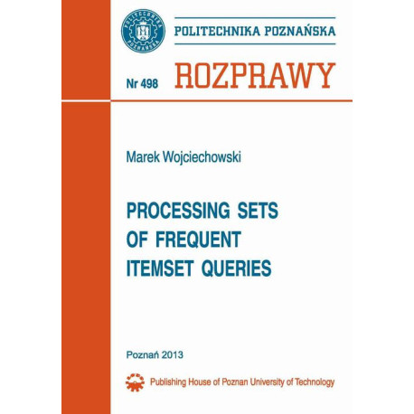 Processing sets of frequent itemset queries [E-Book] [pdf]