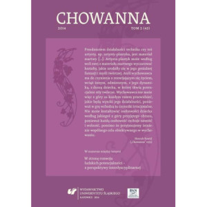 „Chowanna” 2014. T. 2 (43) W stronę rozwoju ludzkich potencjalności - z perspektywy interdyscyplinarnej [E-Book] [pdf]