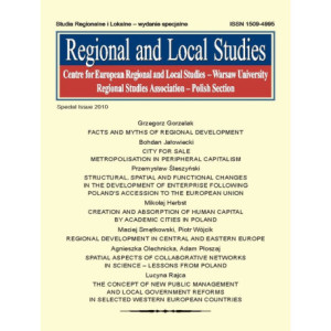 Regional and Local Studies,...